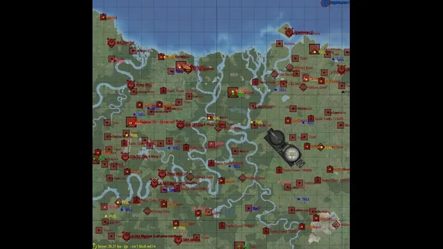 Arma 3 Liberation akcja na mapie