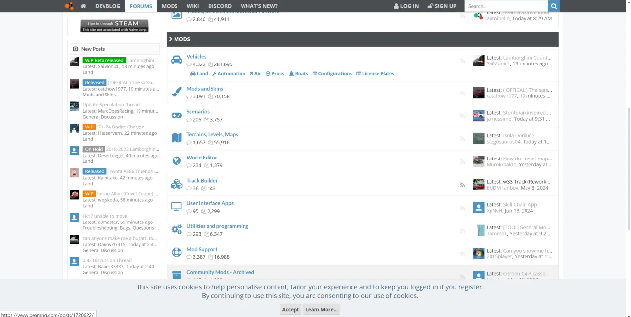 BeamNG.drive instalacja modów automatyczna