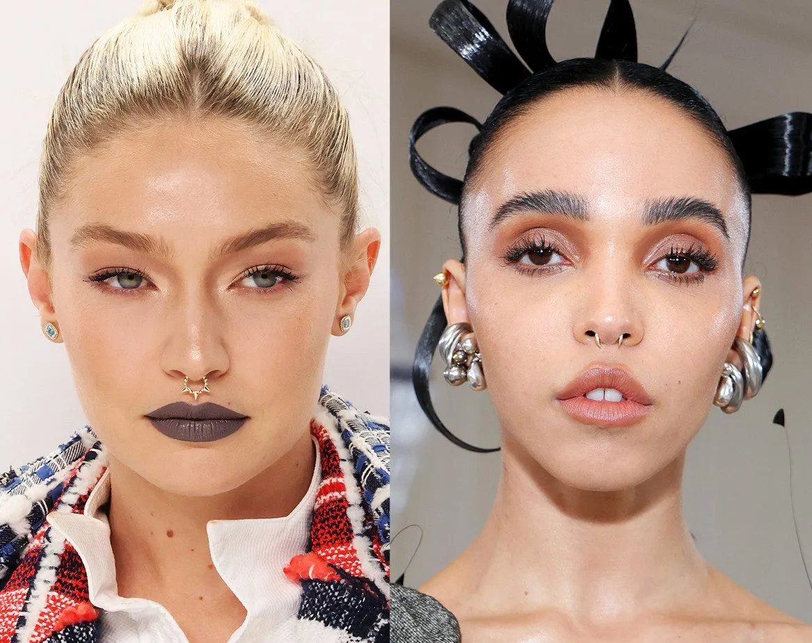 historyczne kolczyki w nosie kultury świata