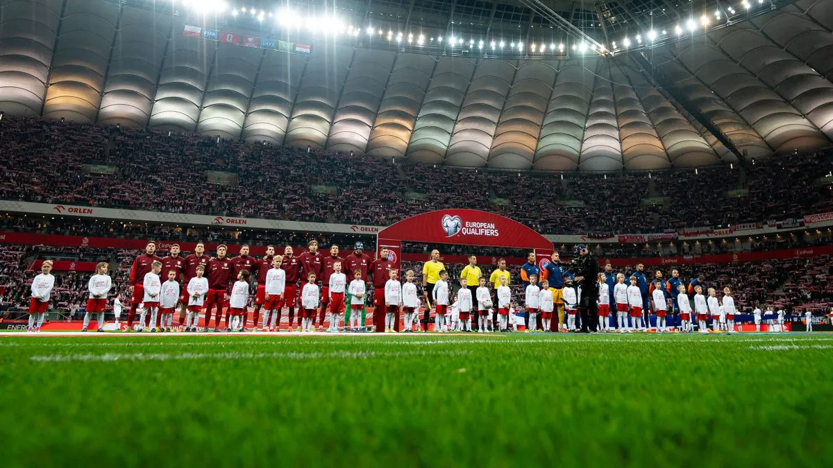 Polska Albania mecz piłka nożna PGE Narodowy