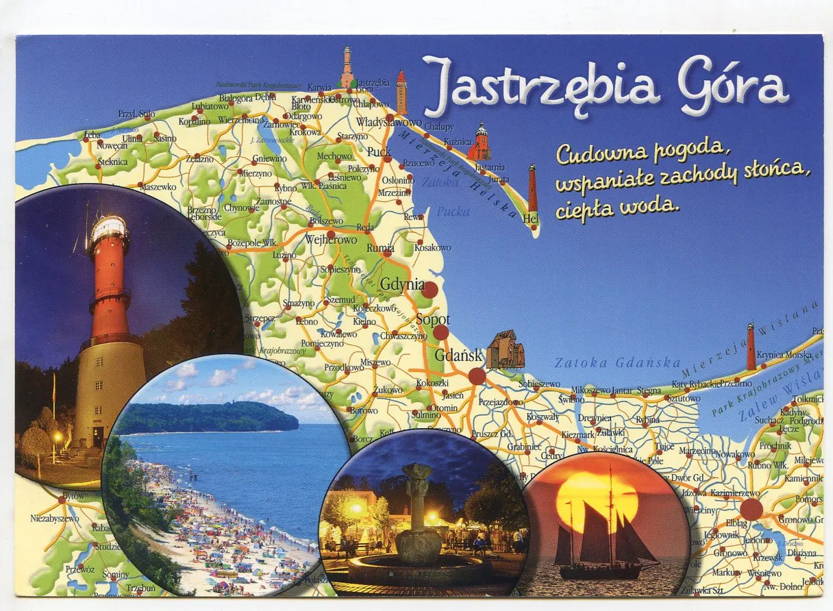 Mapa Polski Jastrzębia G&oacute;ra lokalizacja