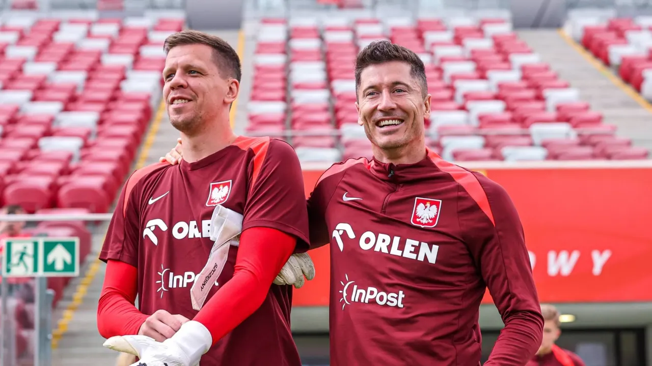 Wojciech Szczęsny i Robert Lewandowski razem