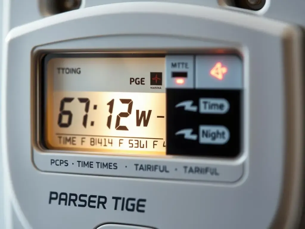zegar pokazujący strefy czasowe taryfy G12 prąd