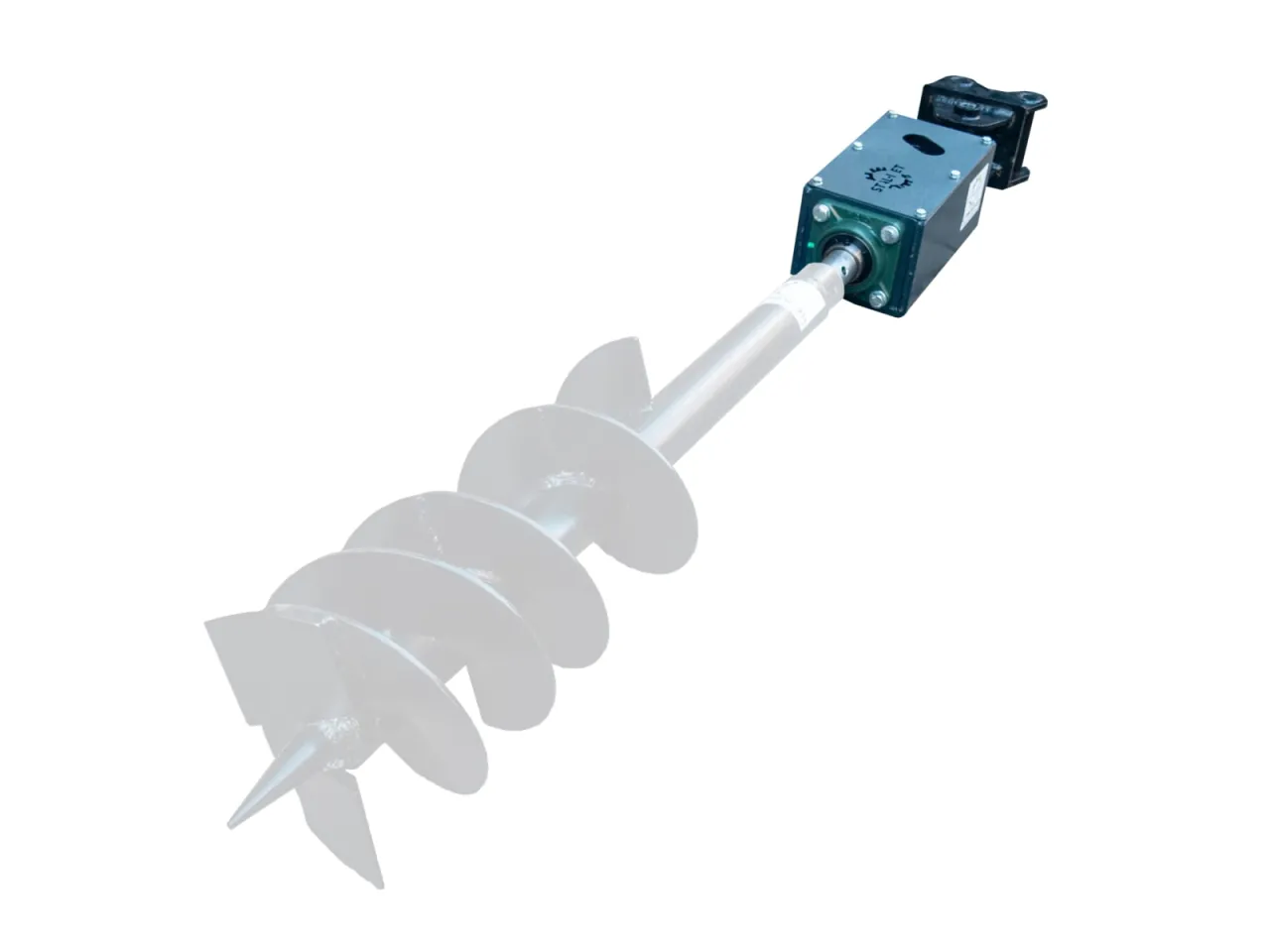 schemat wiertnicy do ciągnika WOM vs hydrauliczna
