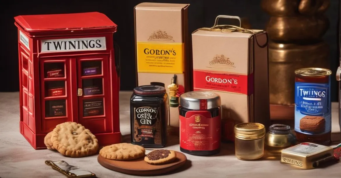brytyjskie produkty spożywcze pamiątki