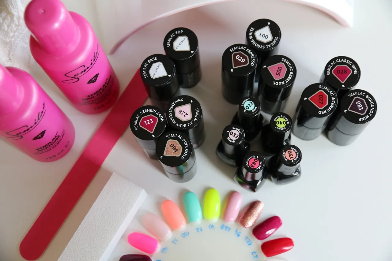 zestaw startowy do paznokci hybrydowych