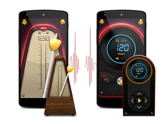 Aplikacja metronomu na smartfonie