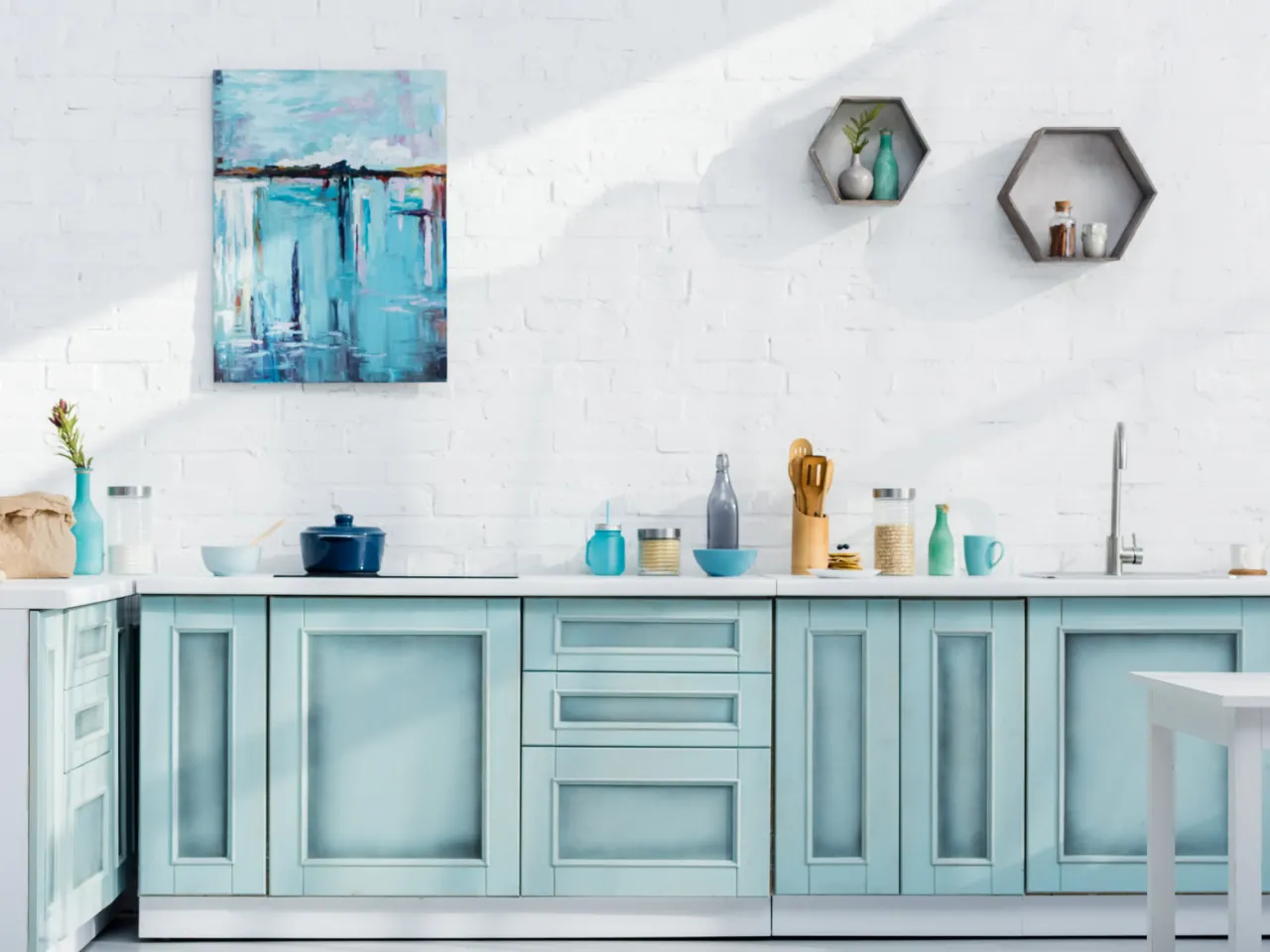 meble kuchenne łazienkowe dziecięce malowane farbami