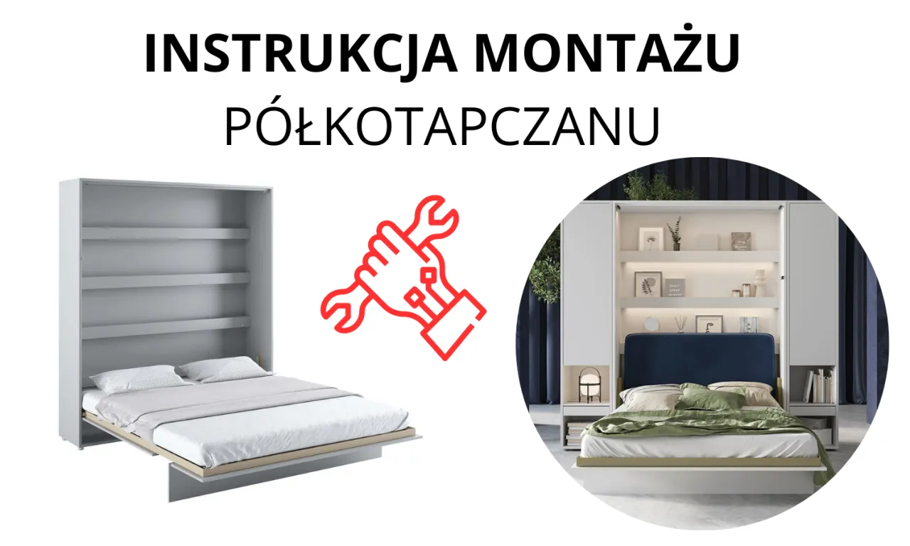 montaż p&oacute;łkotapczanu do ściany instrukcja