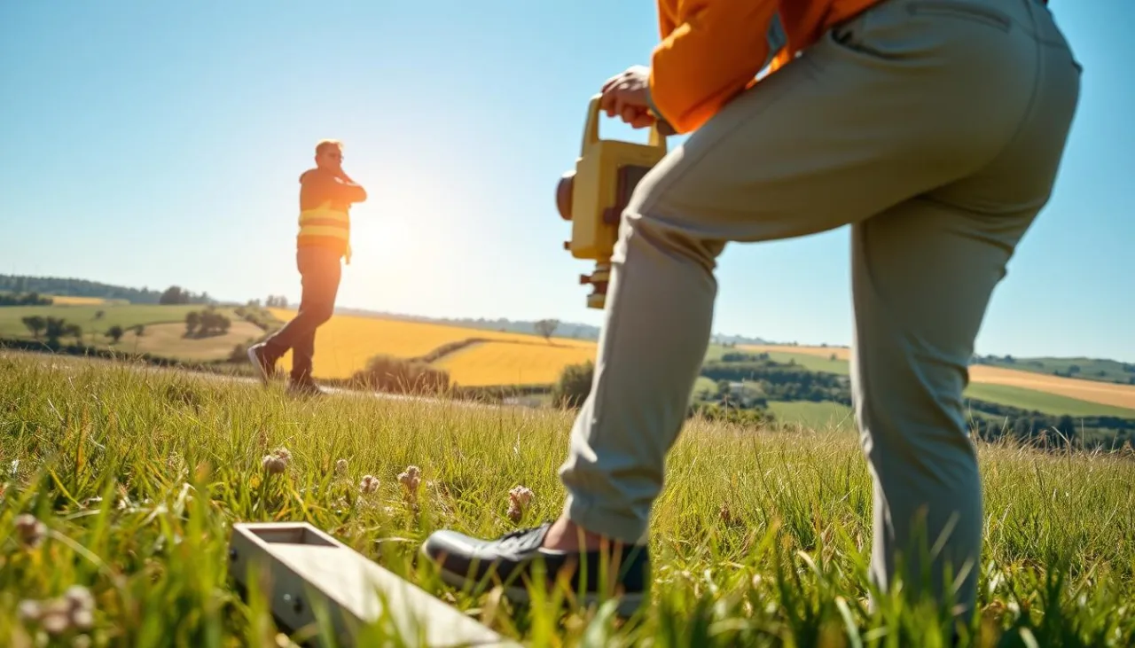 trudny teren działka geodeta