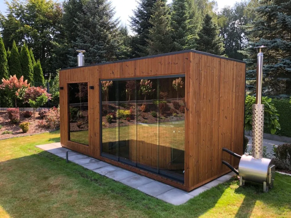 domek letniskowy z jacuzzi i sauną