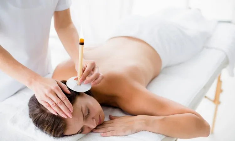 świecowanie uszu zabieg