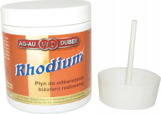 akcesoria do czyszczenia biżuterii rodowanej