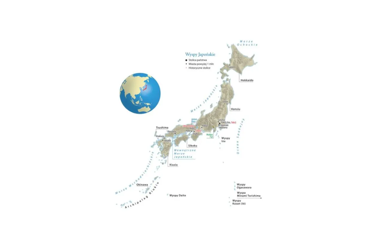 Geoprzestrzenne mapowanie Japonii