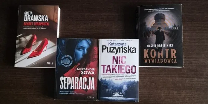okładki polskich reportaży, polskie kryminały, polska fantastyka książki