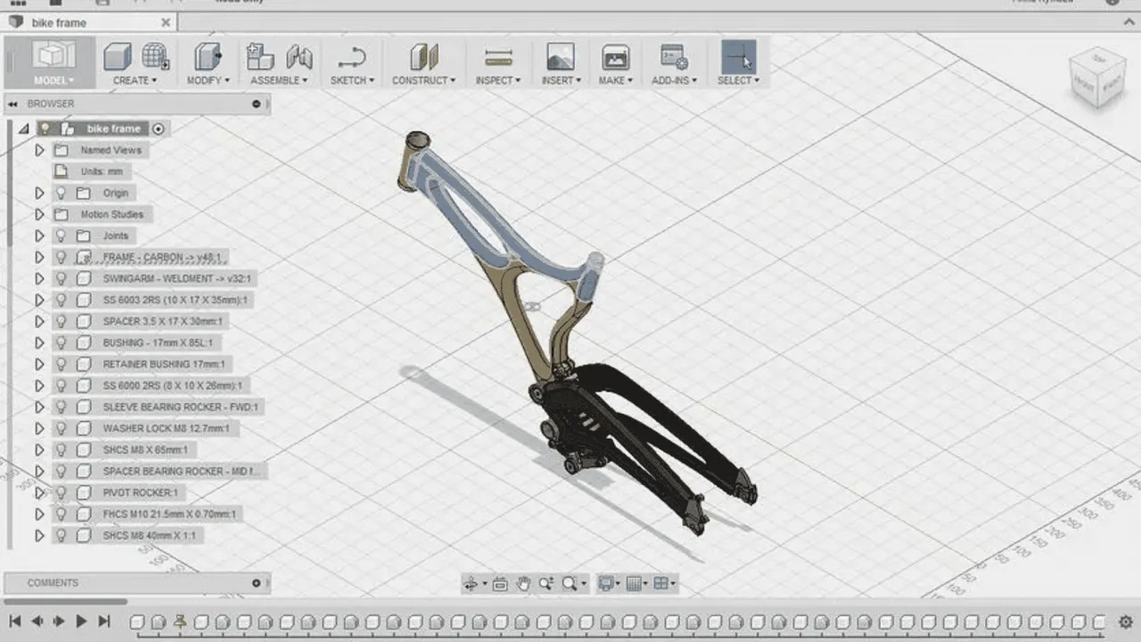 Interfejs programu slicer z modelem 3D
