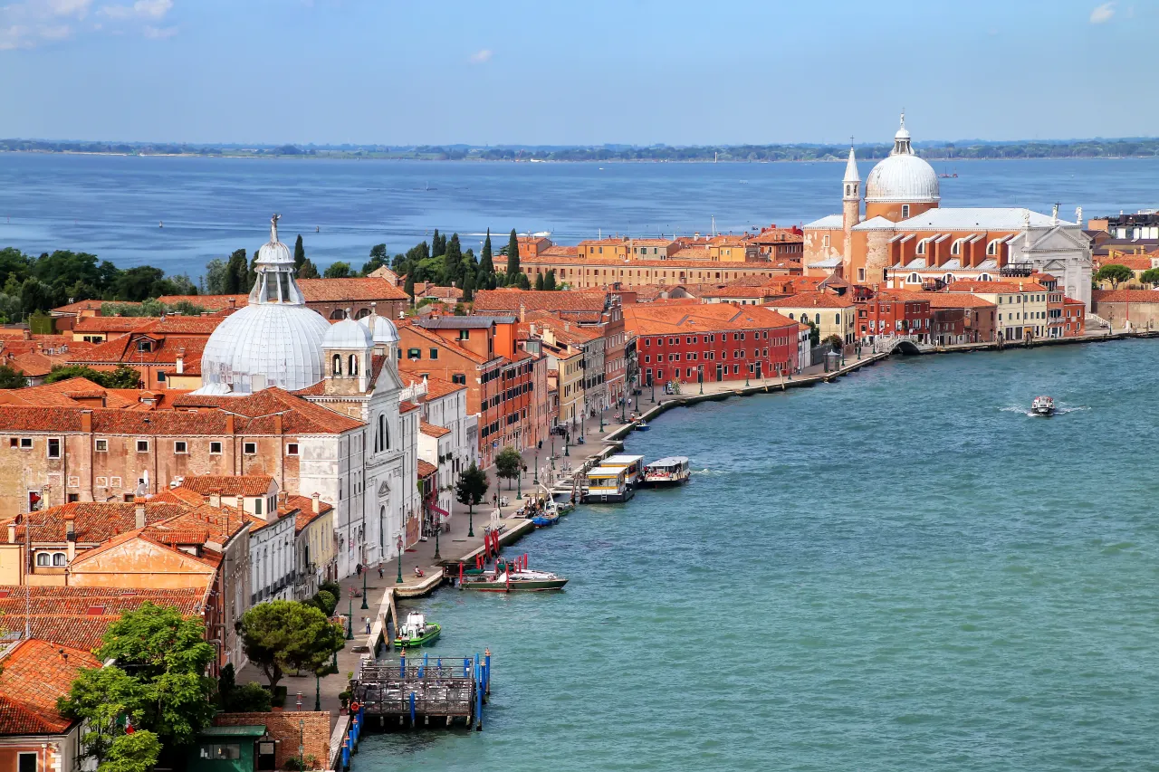 Giudecca island Venice charming street