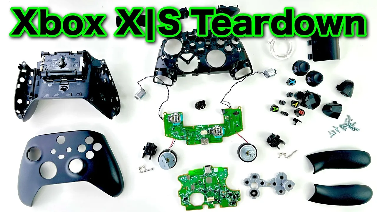 Xbox Series X controller disassembly steps