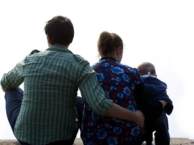 Rodzina dyskutująca o spadku