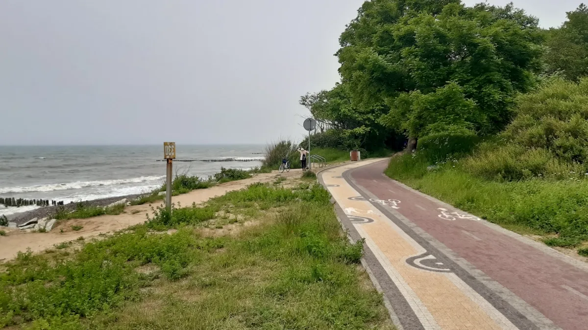 Trasa rowerowa R10 Kołobrzeg Ustronie Morskie
