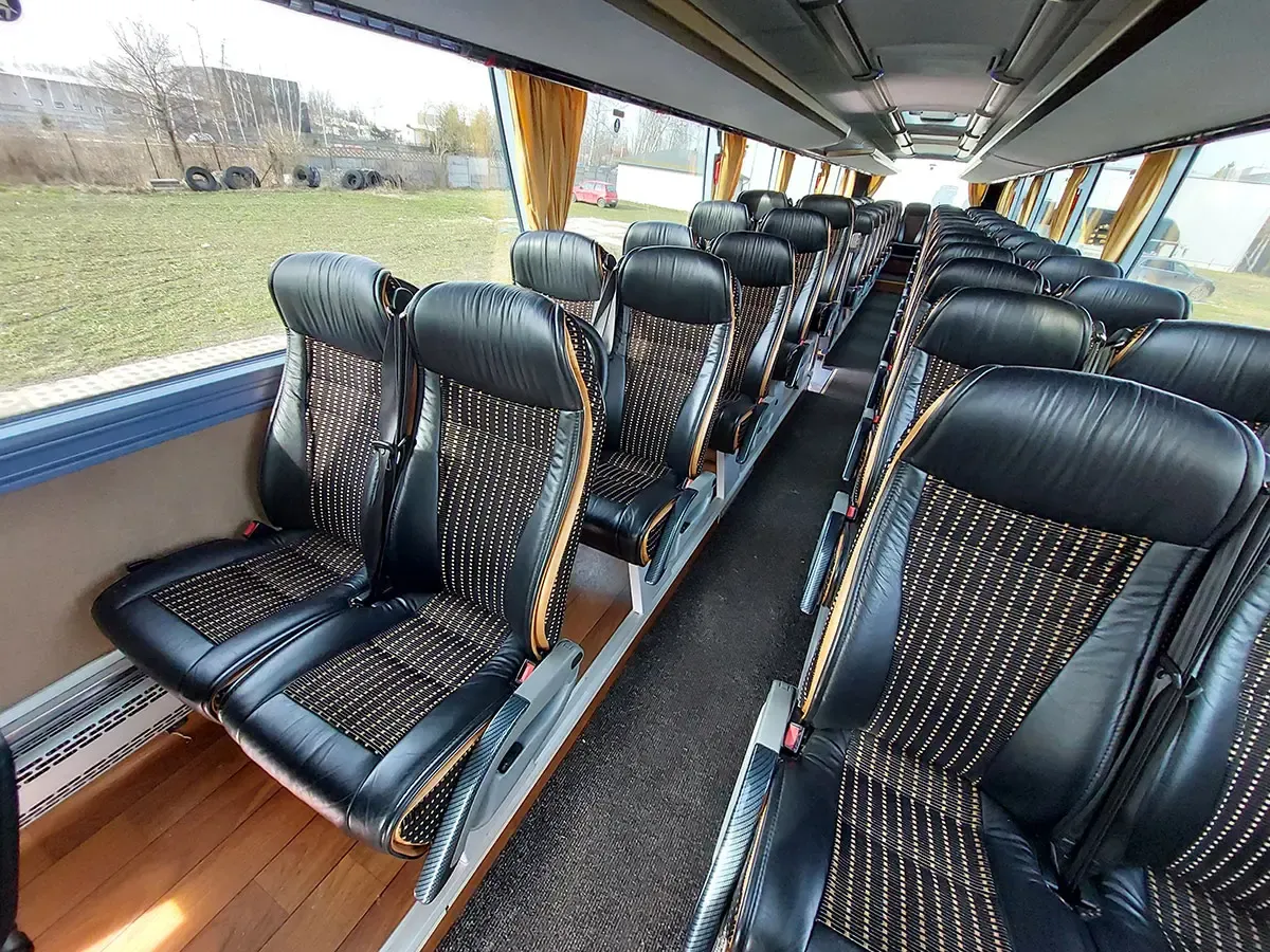 wygodne miejsce w autokarze