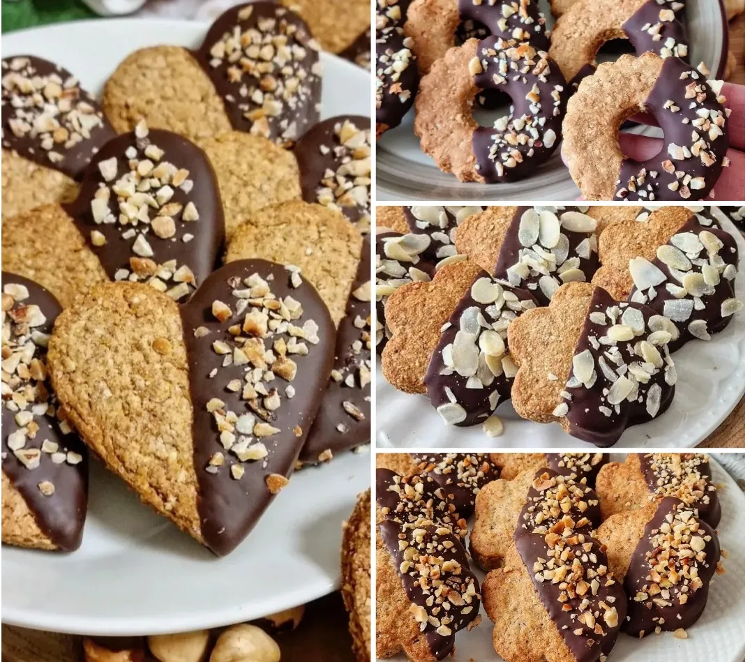 Biscotti da dessert varianti cioccolato frutta secca