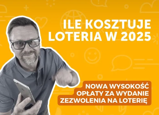koszty organizacji loterii promocyjnej infografika
