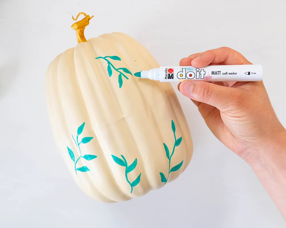 K&uuml;rbis Farben Acryl Marker Kreide