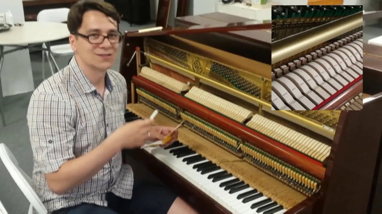 regulacja mechanizmu pianina intonacja