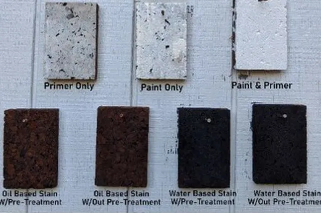 przed i po malowaniu korka