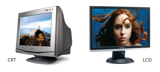 r&oacute;żne typy monitor&oacute;w komputerowych