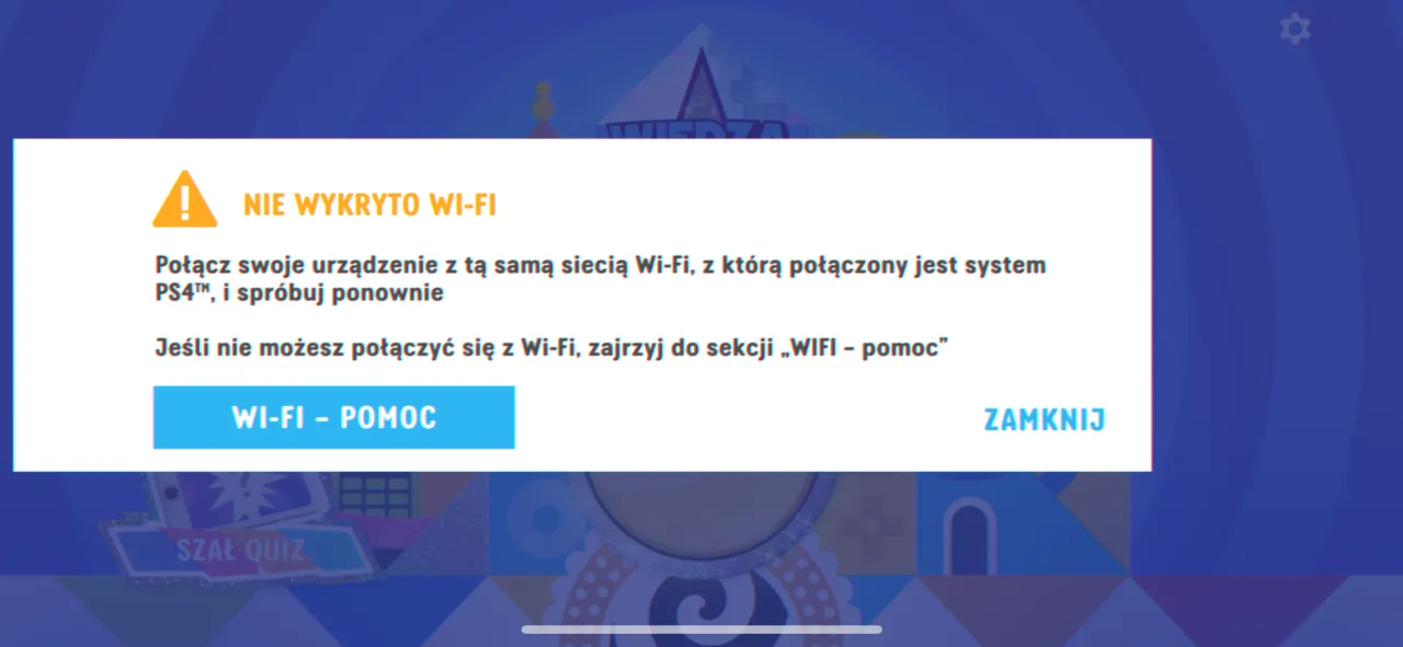 problemy z połączeniem Wiedza to Potęga PS5