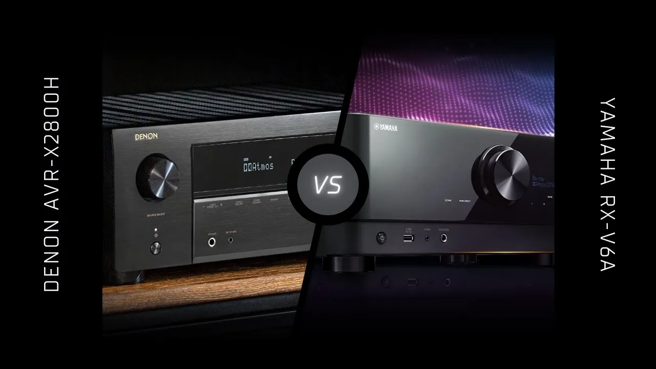 Yamaha vs Denon amplituner wnętrze