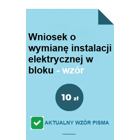 Zdjęcie Jak napisać profesjonalne podanie o wymianę instalacji elektrycznej krok po kroku