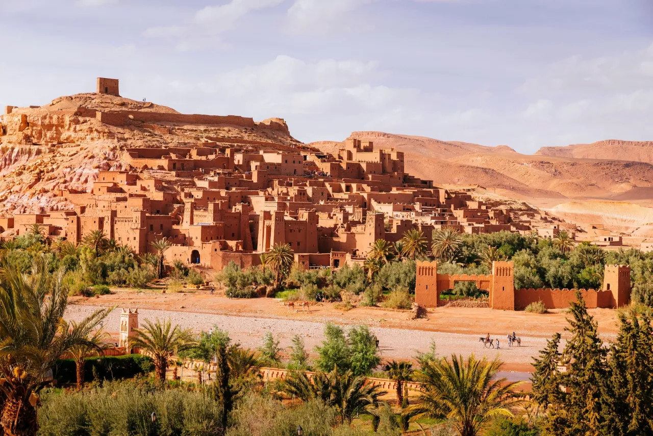 krajobrazy Afryki Północnej Maroko Egipt