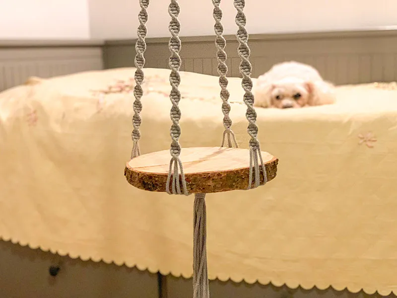 materiały do makramy kwietnik kokon sznurek k&oacute;łko