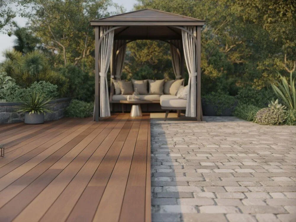 różne rodzaje podłóg do altany porównanie