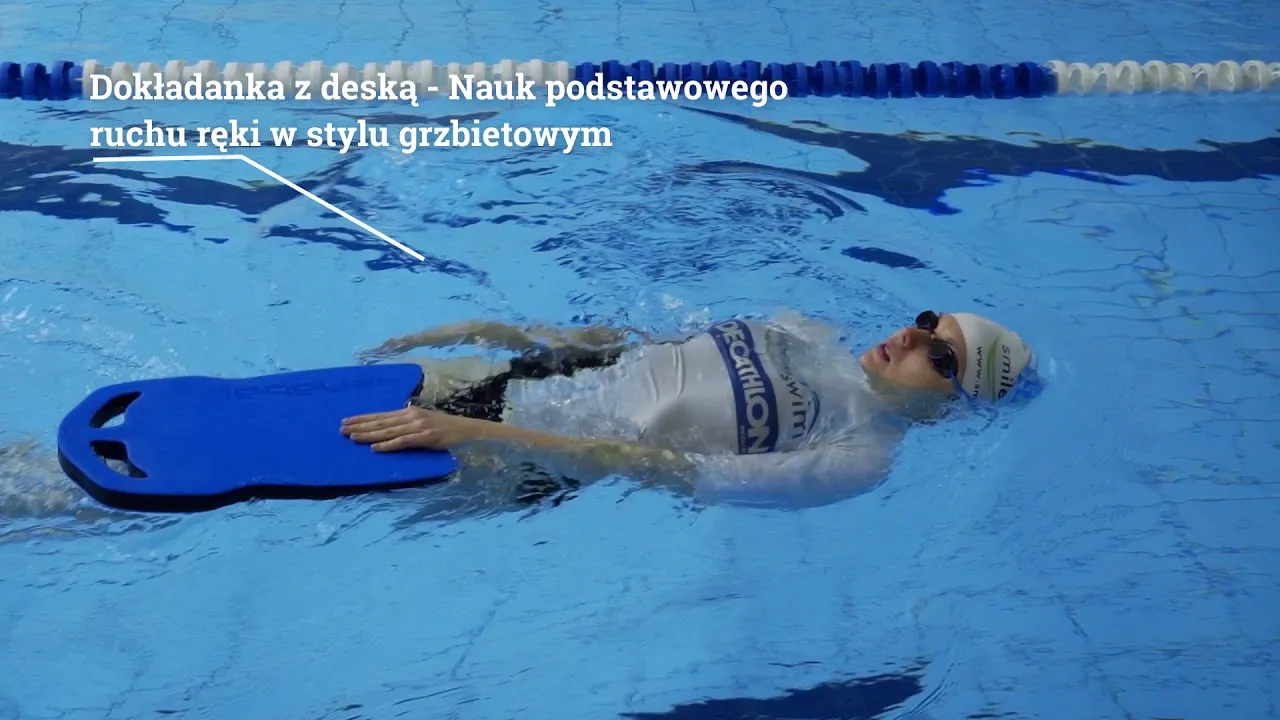 ćwiczenia techniki pływania deską