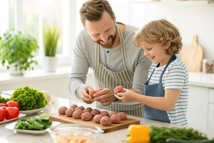 zdrowe składniki dla dzieci kuchnia