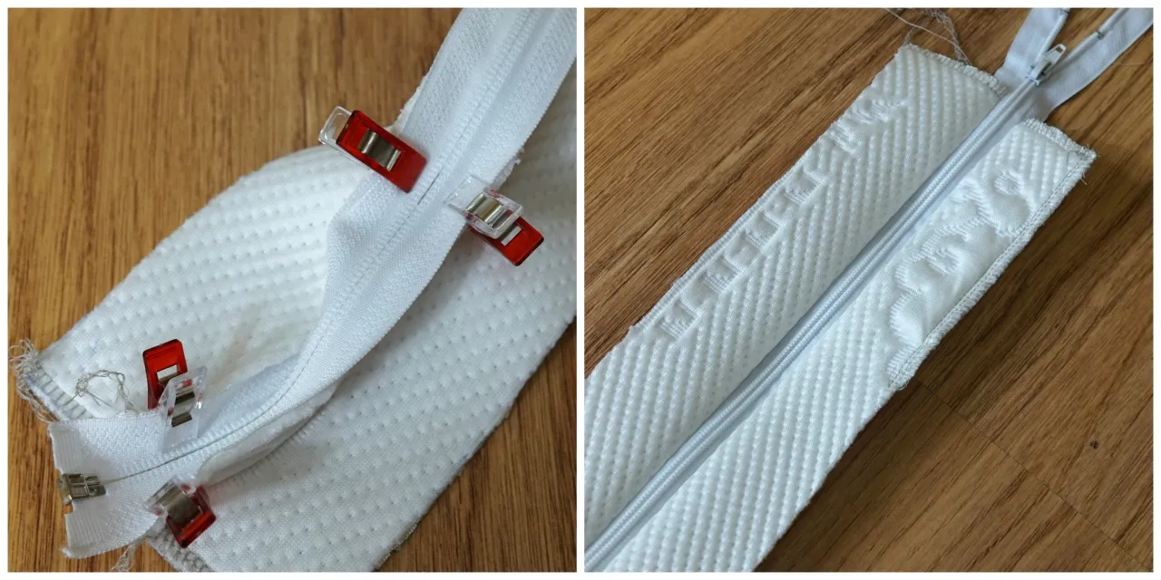 Narzędzia do szycia pokrowca na materac