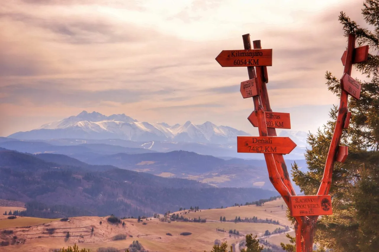 Wąwóz Homole szlak na Wysoki Wierch