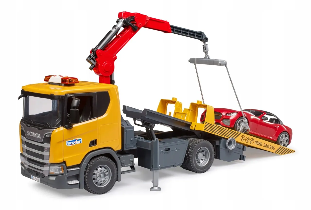 zabawkowe holowniki Bruder i Siku