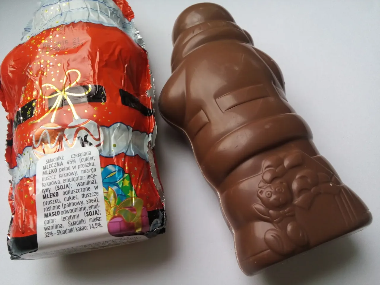 Mikołaj Kinder czekolada w sklepie