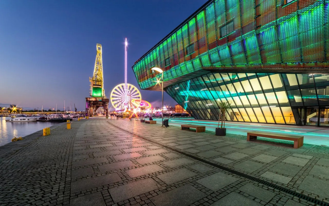 Morskie Centrum Nauki Szczecin wnętrze wystawy