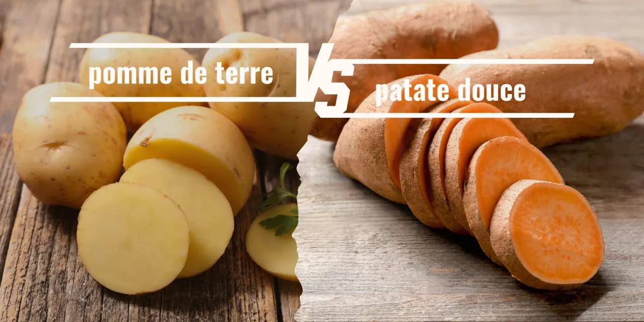 patate douce et pomme de terre comparaison