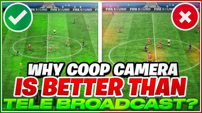 FIFA 23 por&oacute;wnanie kamer Teletransmisyjna Wsp&oacute;łpracy
