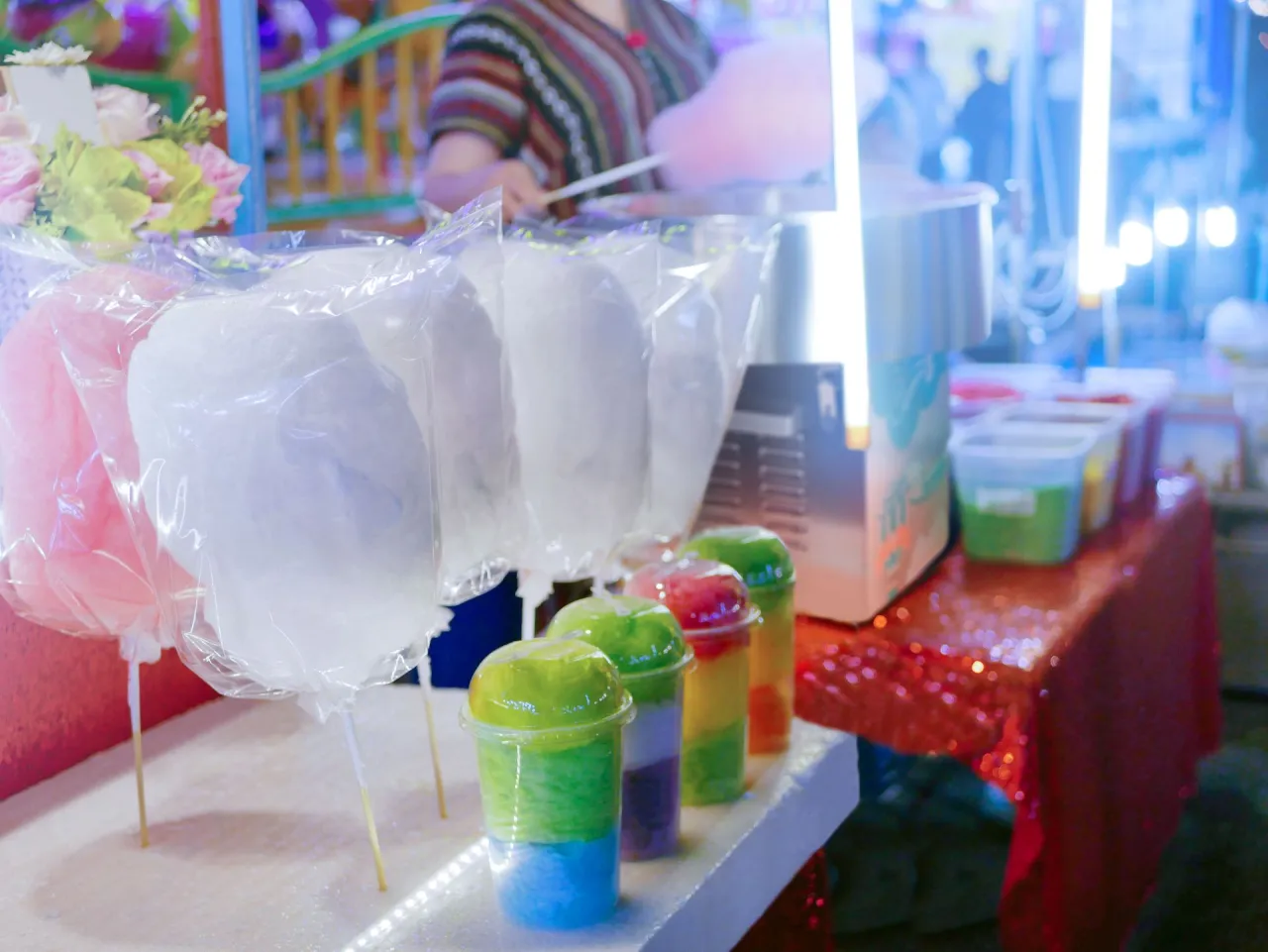 składniki do waty cukrowej domowej