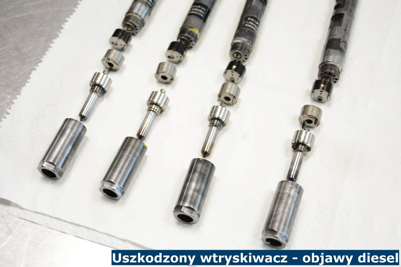 zabrudzone wtryskiwacze LPG objawy