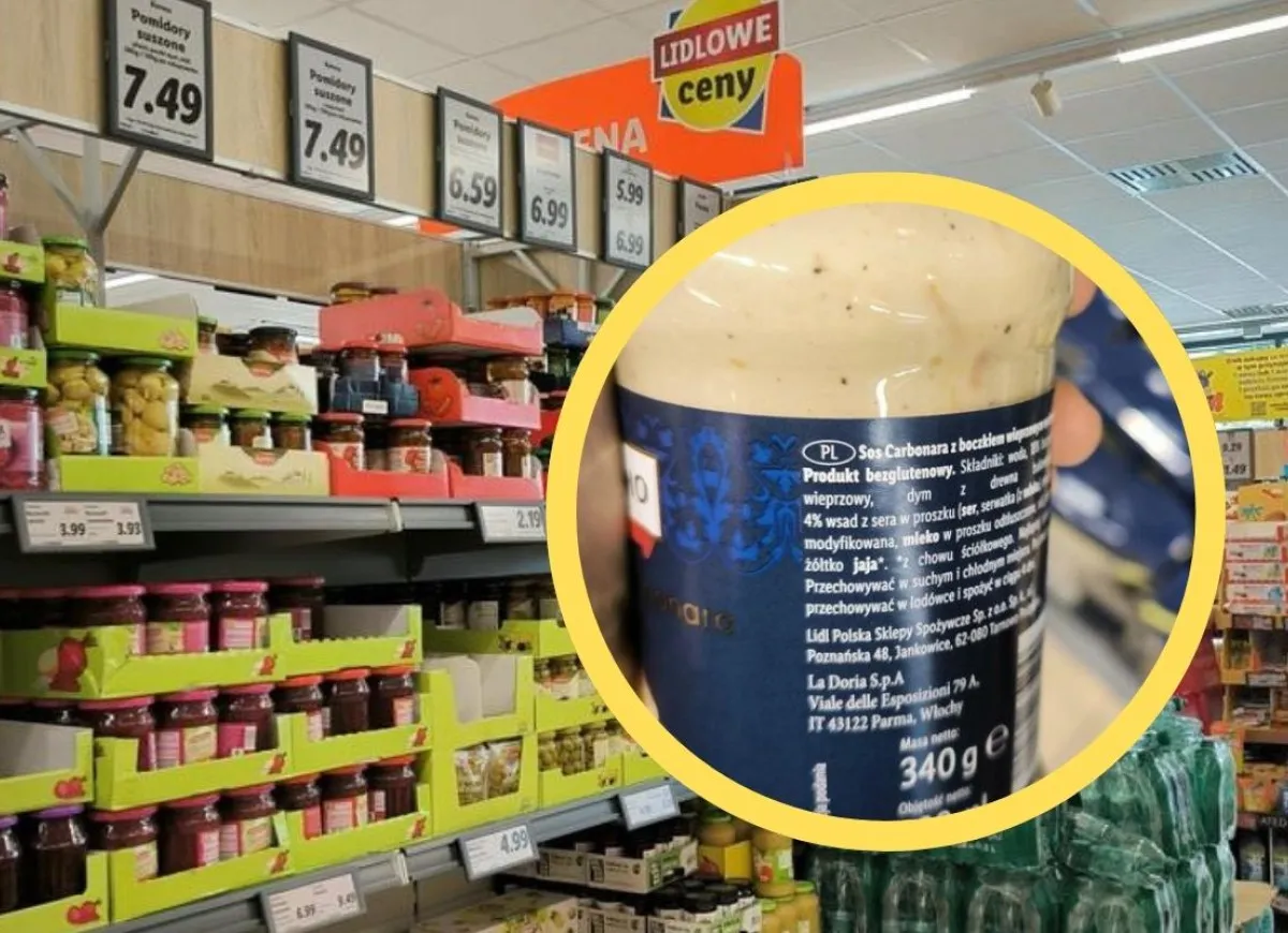 składniki carbonara lidl