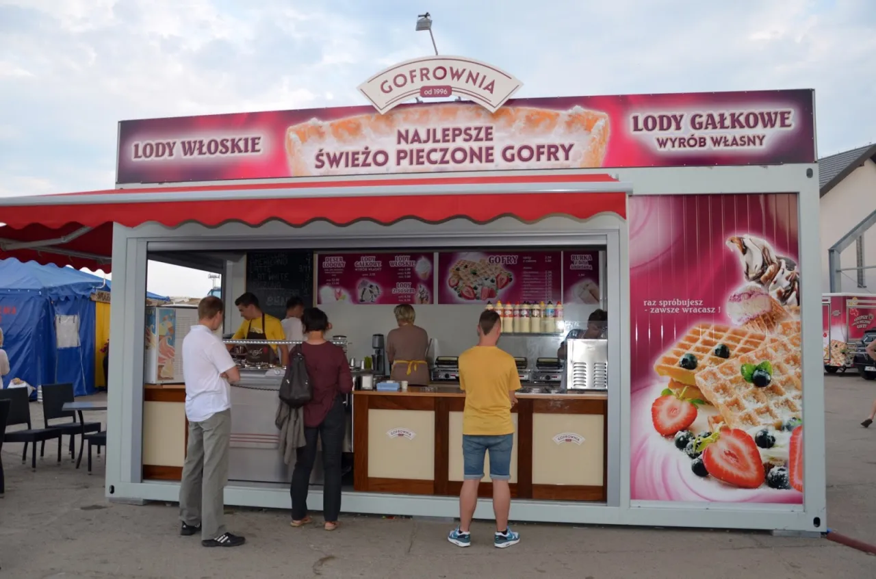 street food gofry lody zapiekanki Władysławowo